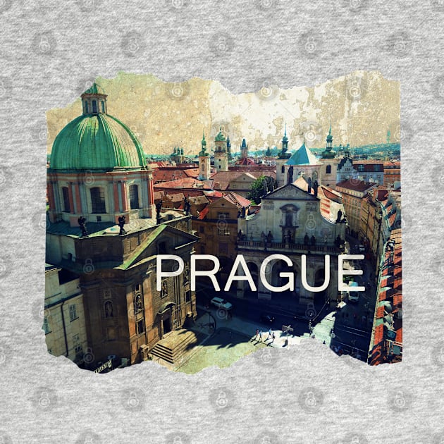 Prague Czech Republic Old city prague by BoogieCreates